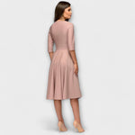 Robe trapèze élégante