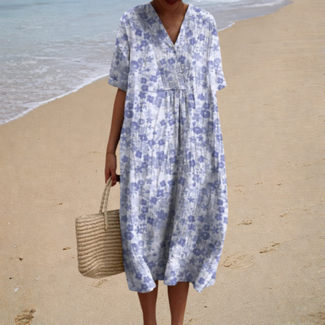 Rosa - Robe midi de tous les jours