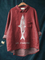 Rose | Blouse décontractée à imprimé sardine