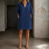 Rosie - Robe en denim décontractée