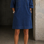 Rosie - Robe en denim décontractée