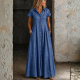 Ruby - Robe longue en denim