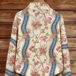 Sabine | Cardigan à motif de roses grimpantes
