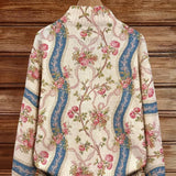 Sabine | Cardigan à motif de roses grimpantes