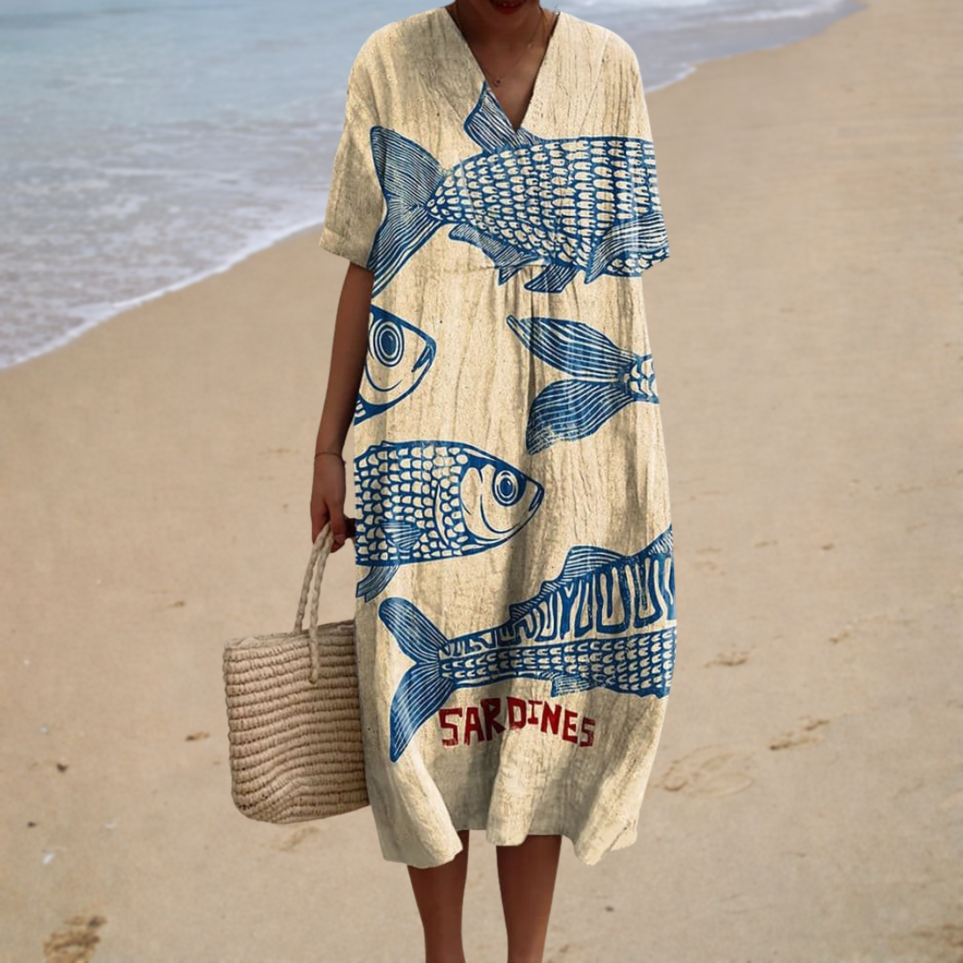 Saga - Robe midi de tous les jours