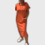 Saskia - Robe décontractée à capuche
