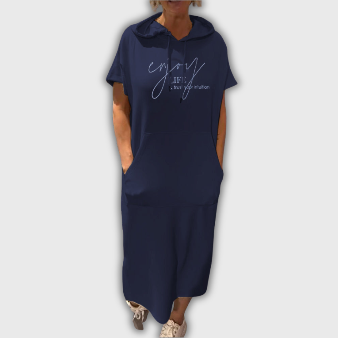 Saskia - Robe décontractée à capuche