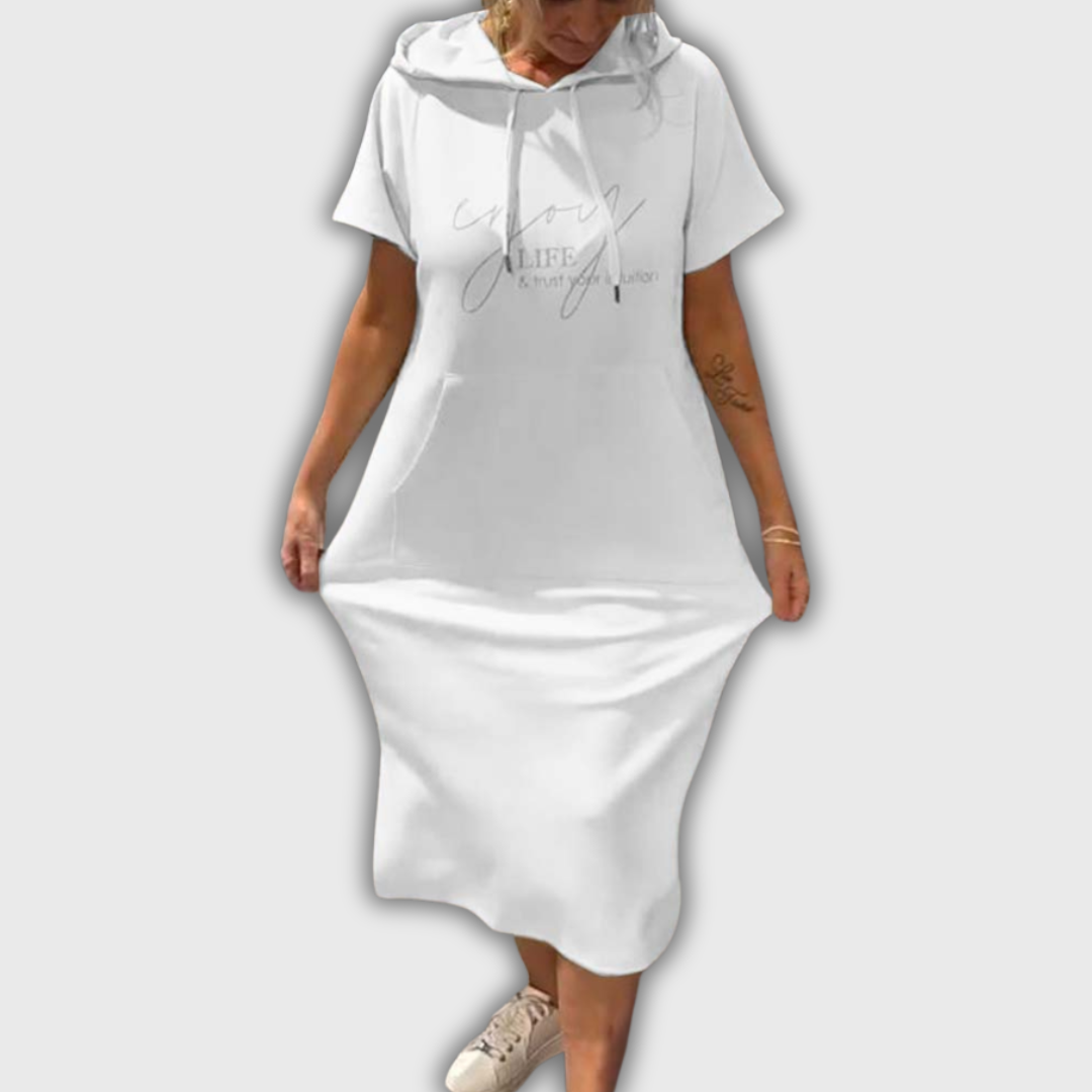 Saskia - Robe décontractée à capuche