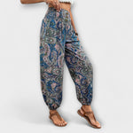 Scarlett – Pantalon à imprimé ethnique