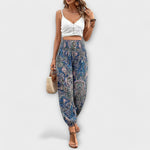 Scarlett – Pantalon à imprimé ethnique