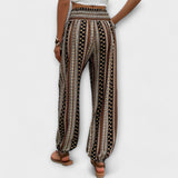 Scarlett – Pantalon à imprimé ethnique