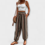 Scarlett – Pantalon à imprimé ethnique
