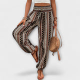 Scarlett – Pantalon à imprimé ethnique