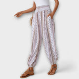 Scarlett – Pantalon à imprimé ethnique