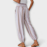 Scarlett – Pantalon à imprimé ethnique
