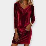 Scarlett | Robe ample en velours