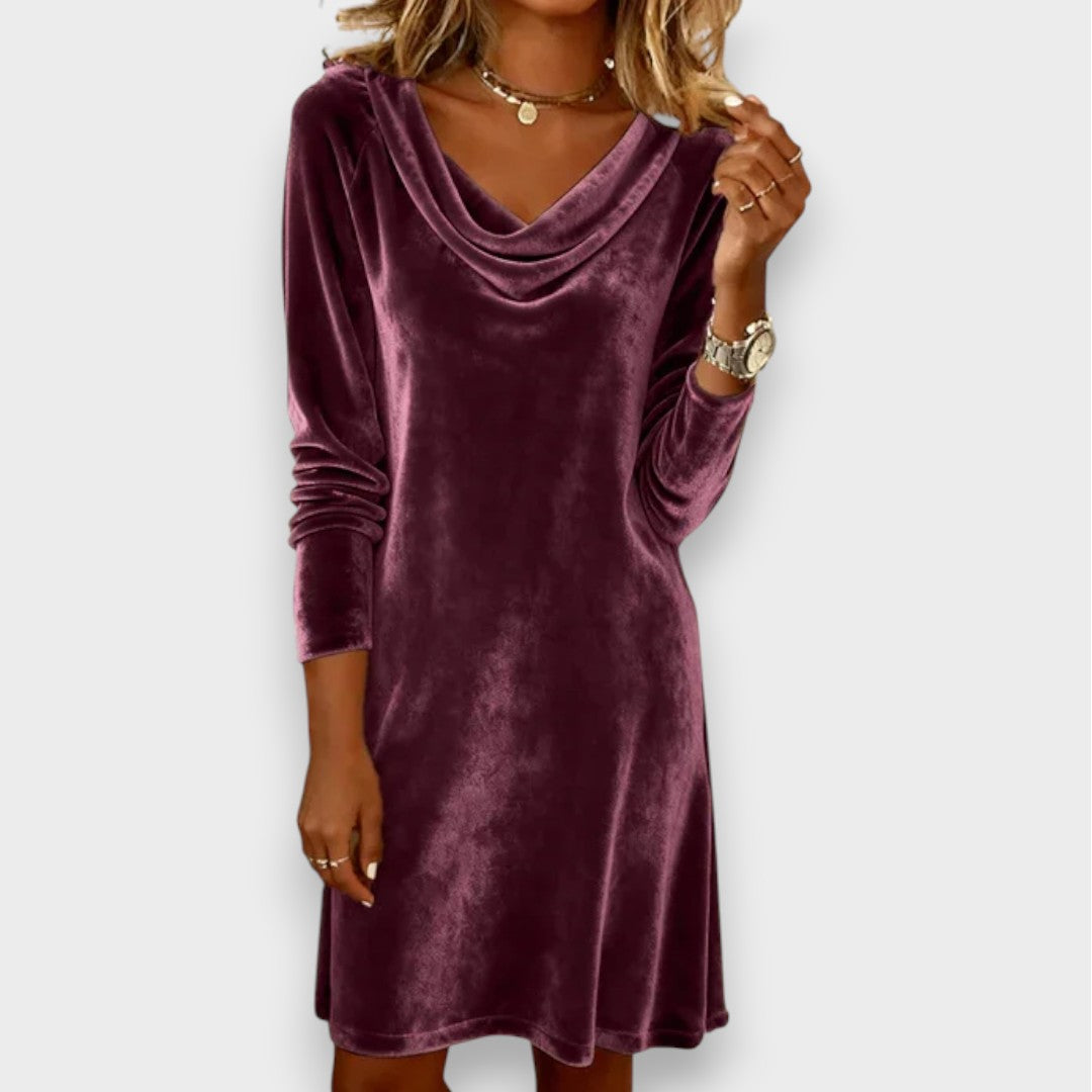 Scarlett | Robe ample en velours