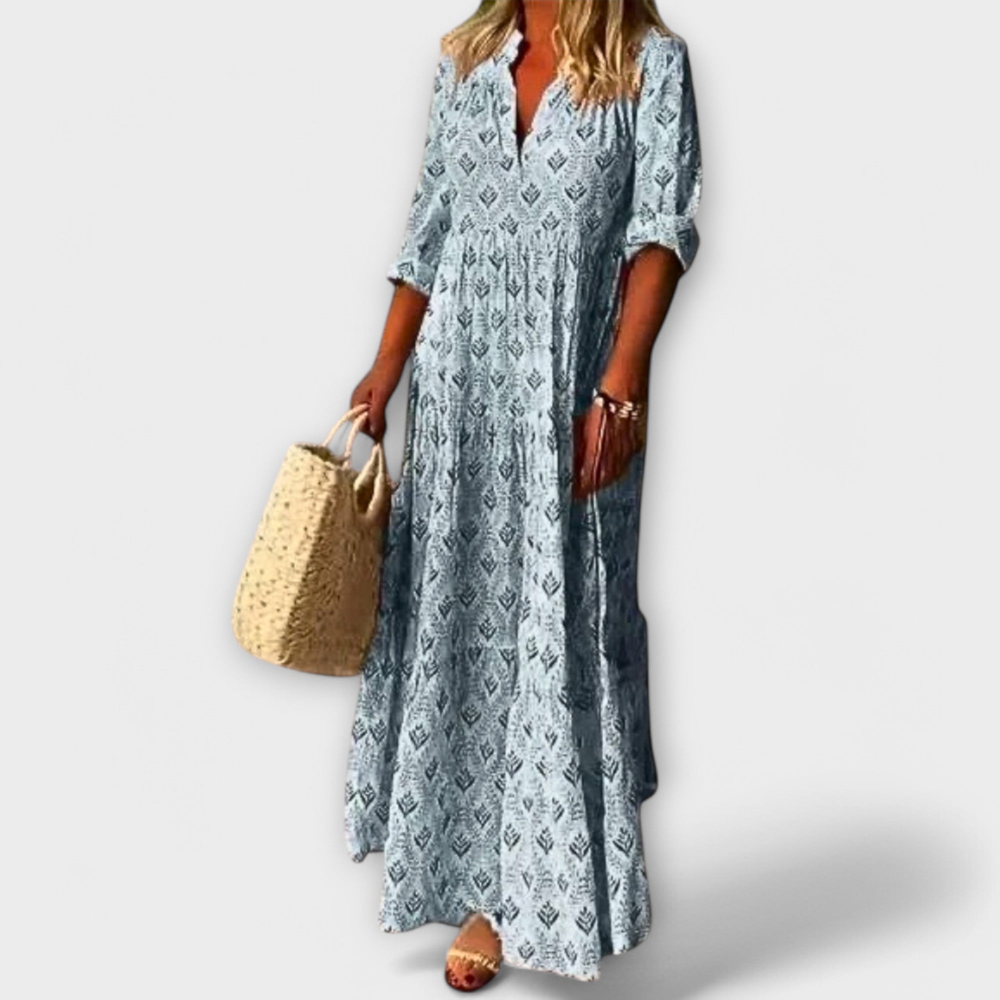 Sera - Robe longue de printemps chic et confortable