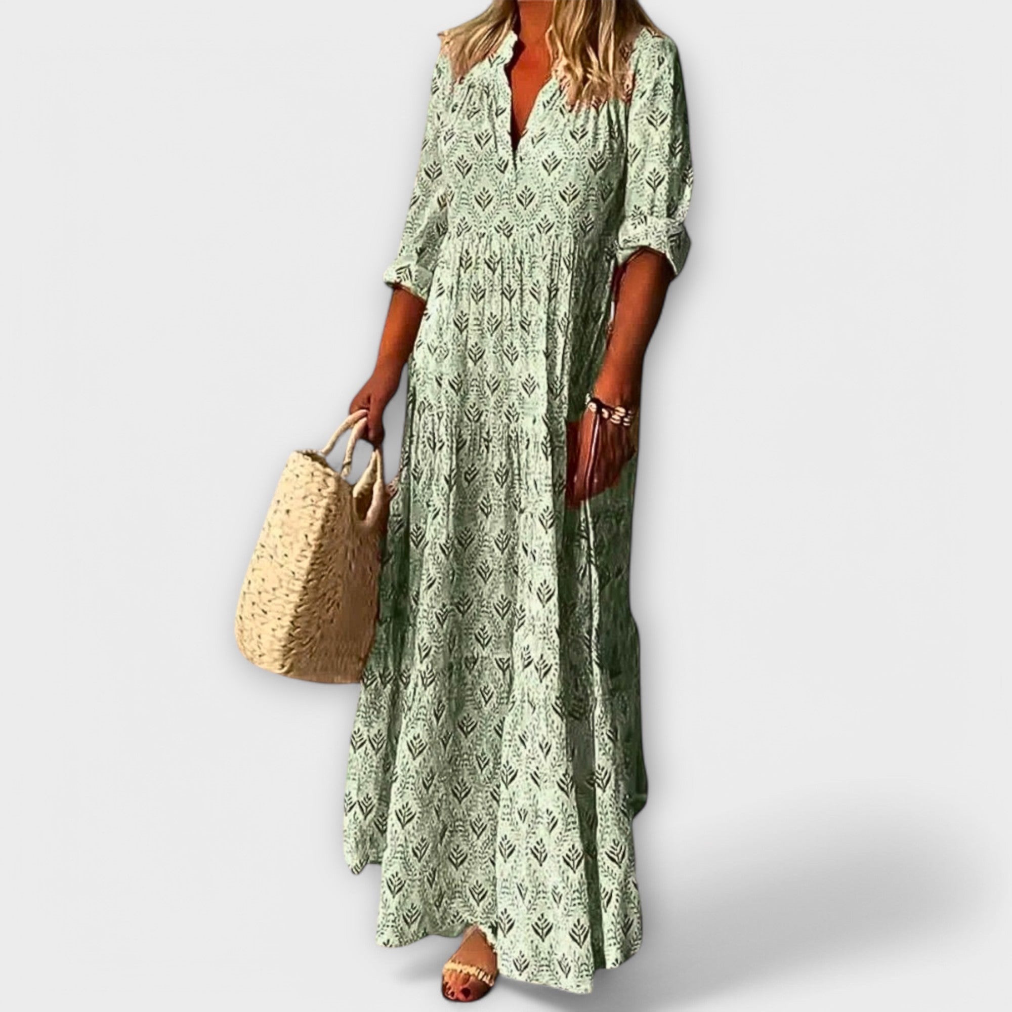 Sera - Robe longue de printemps chic et confortable