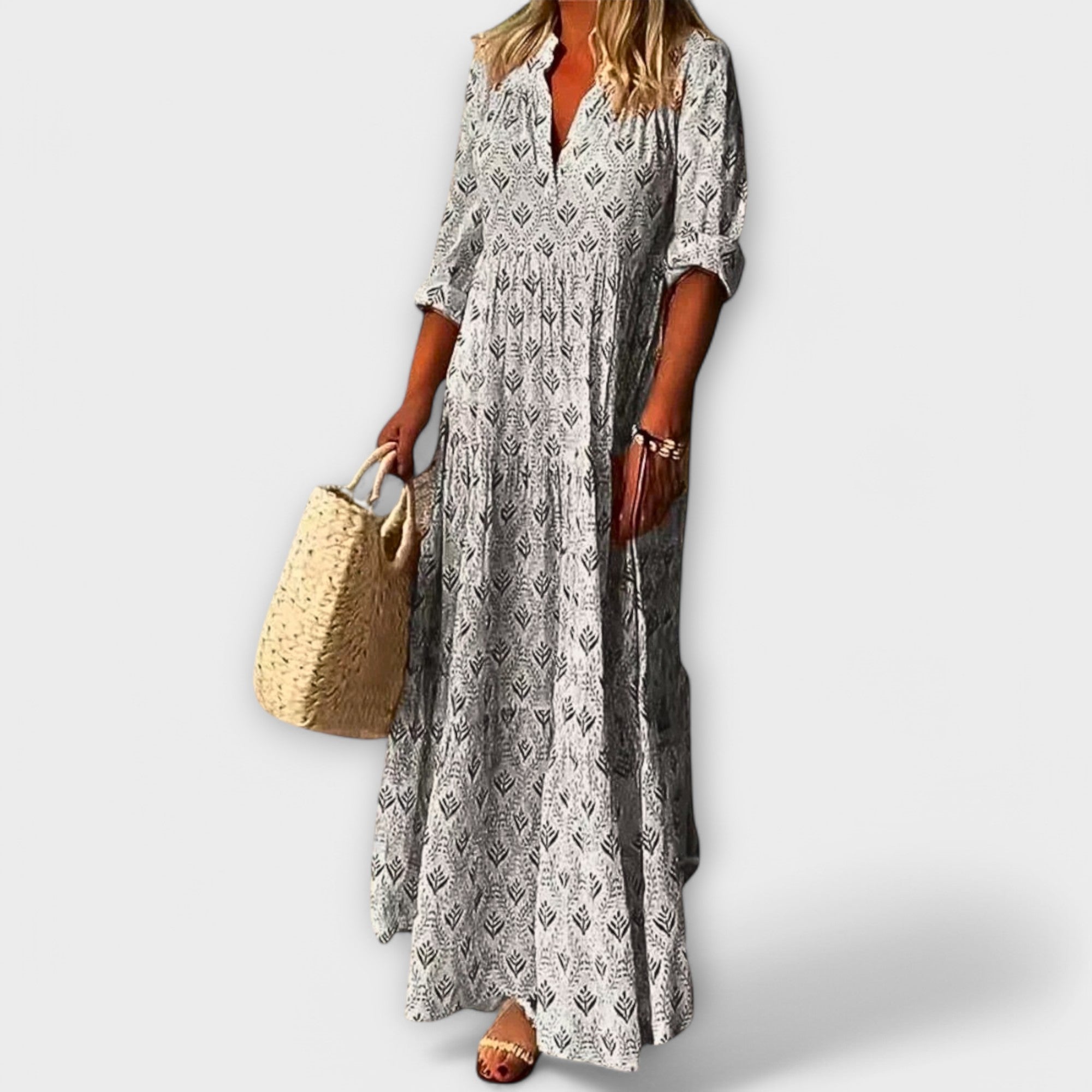 Sera - Robe longue de printemps chic et confortable