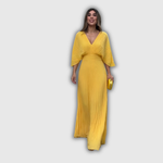 Serelina | Robe longue plissée tout en élégance
