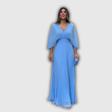 Serelina | Robe longue plissée tout en élégance