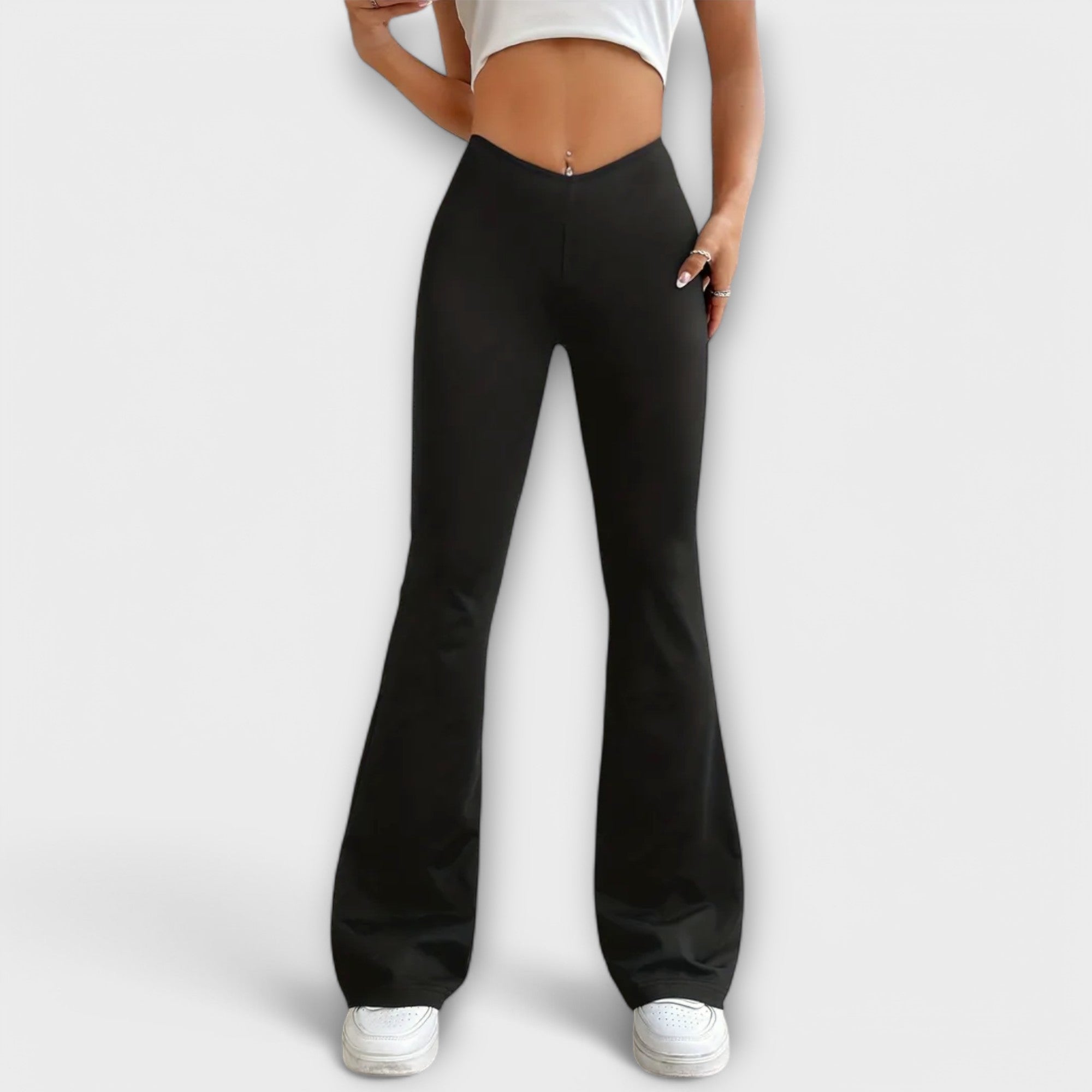 Serena - Pantalon ample à jambes évasées