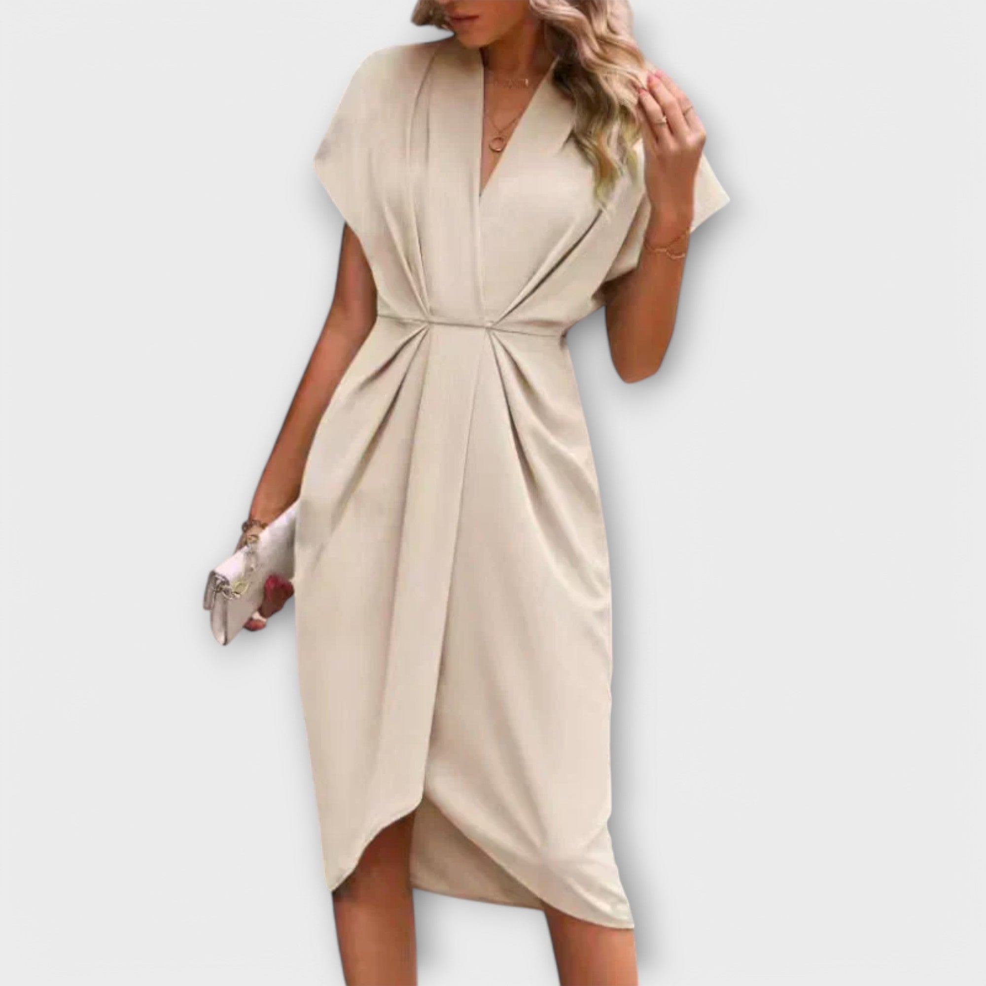 Serena - Robe midi portefeuille