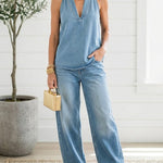 Sienna - Ensemble en denim deux pièces
