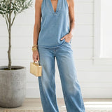 Sienna - Ensemble en denim deux pièces