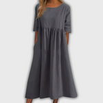 Sofia | Robe dans une harmonie de bleu