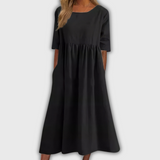 Sofia | Robe dans une harmonie de bleu