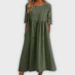 Sofia | Robe dans une harmonie de bleu