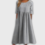 Sofia | Robe dans une harmonie de bleu