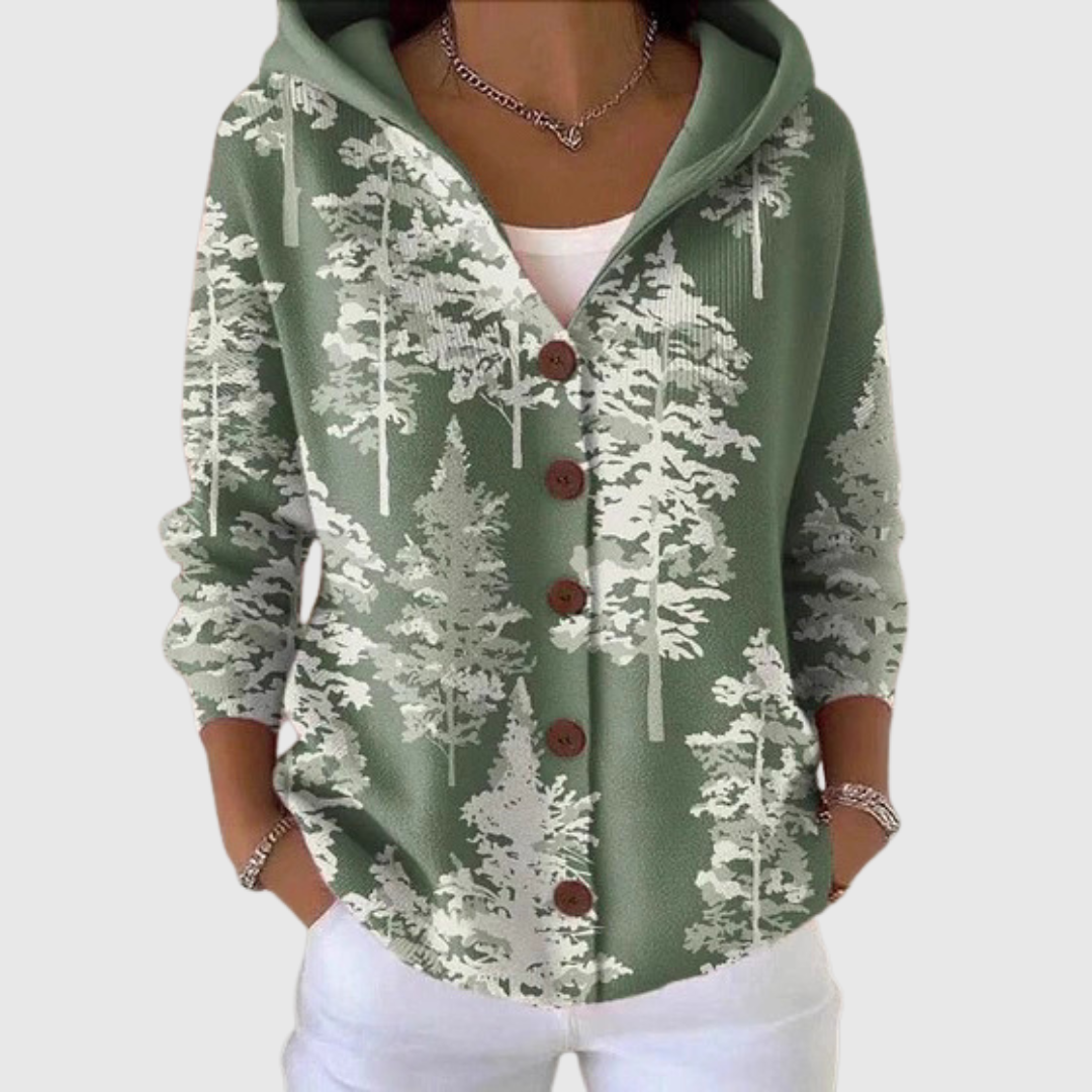 Fenella | Cardigan arbre givré