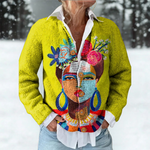 Sophie | Cardigan portrait d'artiste