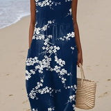 Tess – robe midi élégante à motif floral