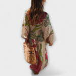 Tracey - Robe longue à ceinture nouée
