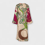 Tracey - Robe longue à ceinture nouée