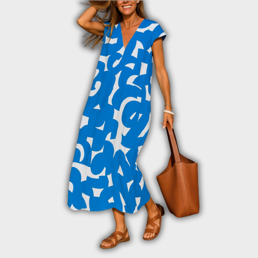 Valérie | Robe à boucles en V