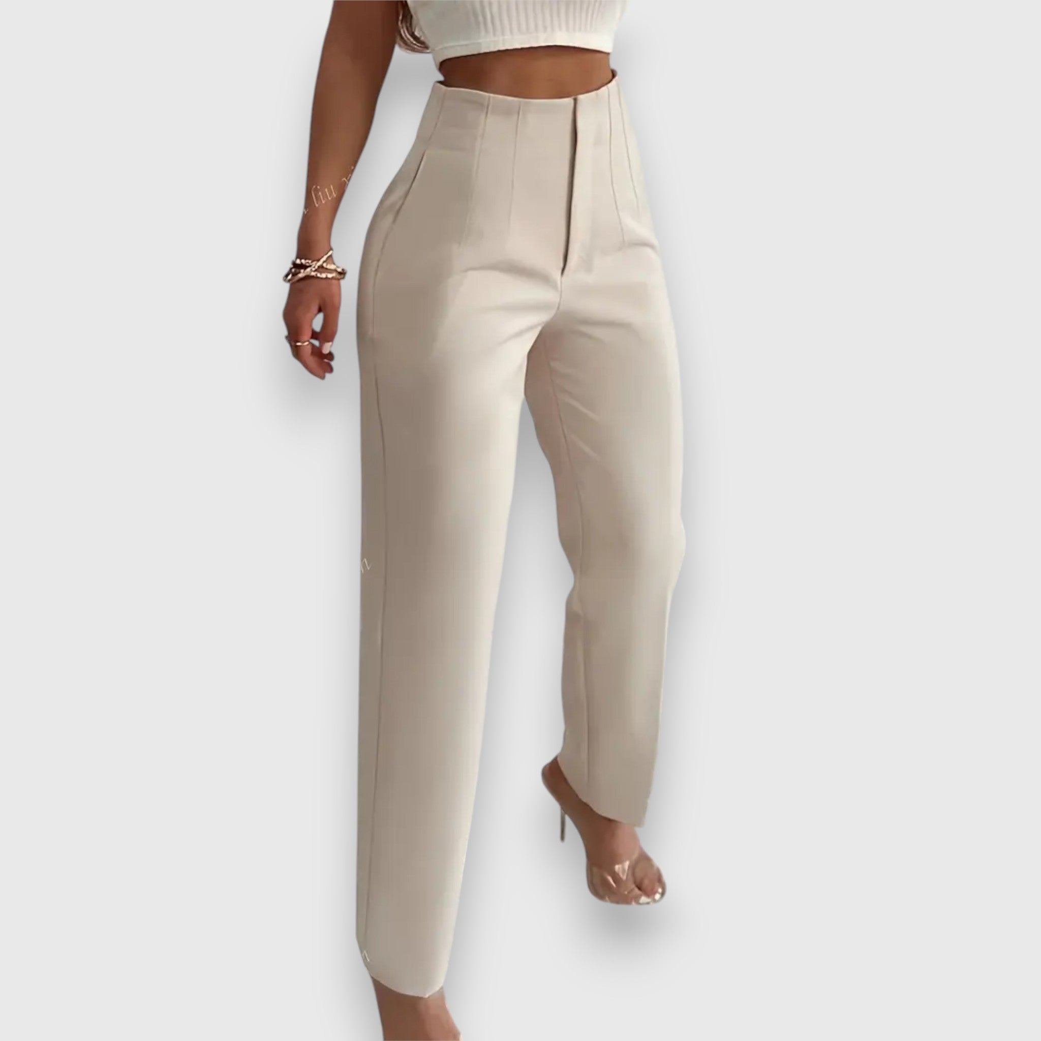 Verena - Pantalon taille haute