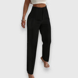 Verena - Pantalon taille haute