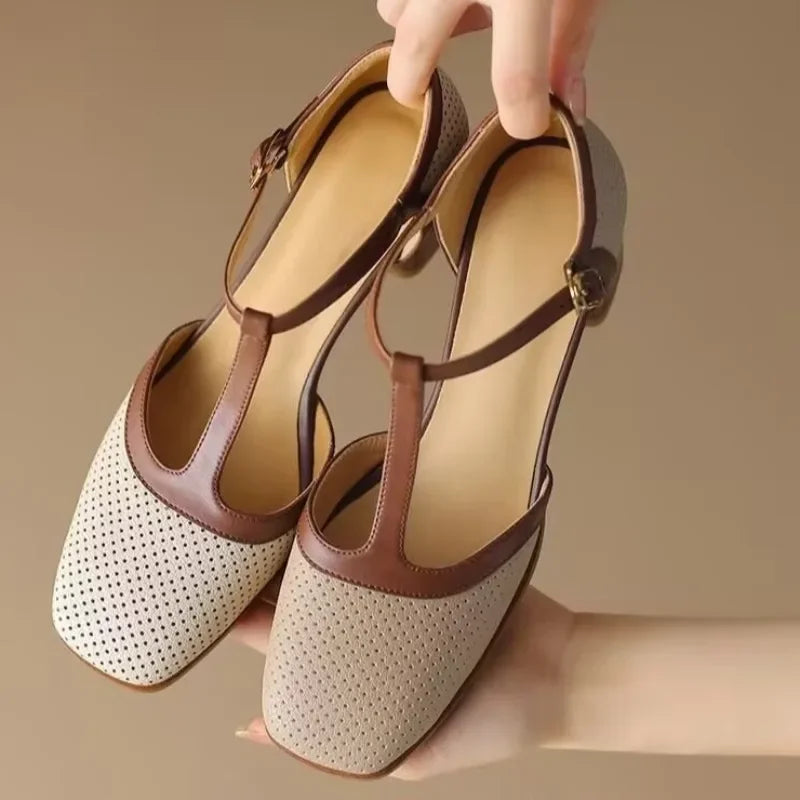 Xanthe | Chaussures élégantes à talon moyen