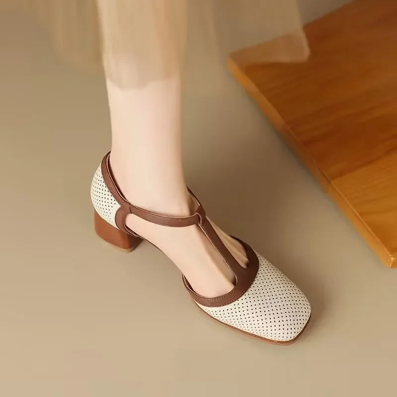 Xanthe | Chaussures élégantes à talon moyen
