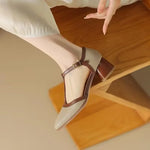 Xanthe | Chaussures élégantes à talon moyen