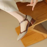 Xanthe | Chaussures élégantes à talon moyen