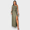 Zarra | Robe longue élégante à une épaule