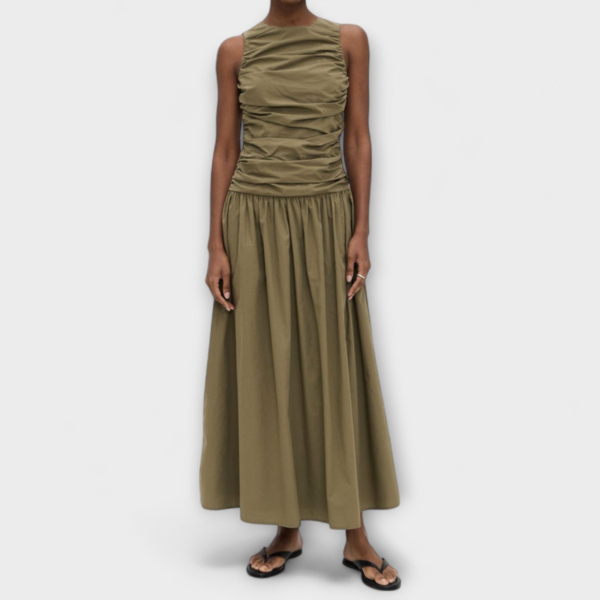 Zendaya - Robe longue en coton