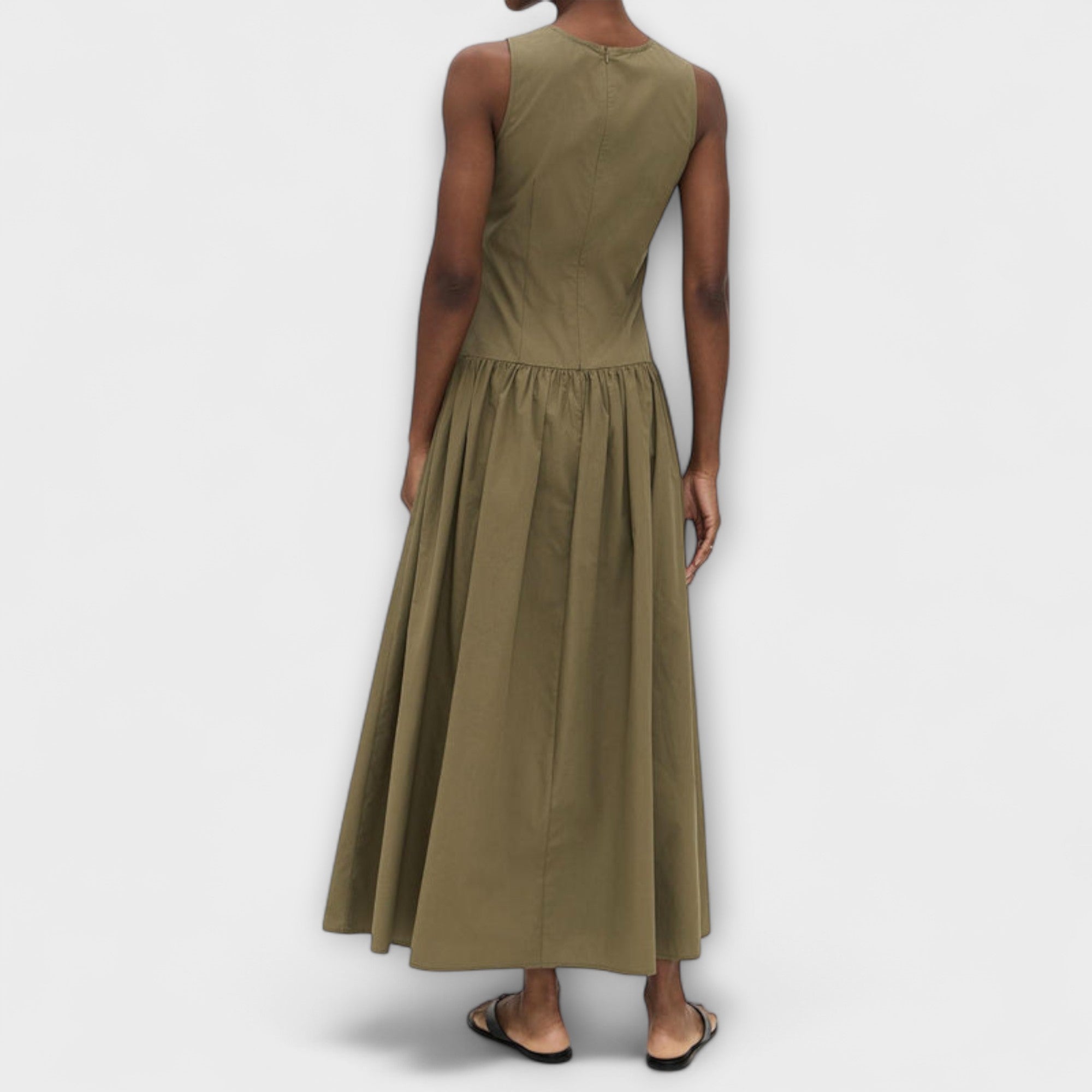 Zendaya - Robe longue en coton