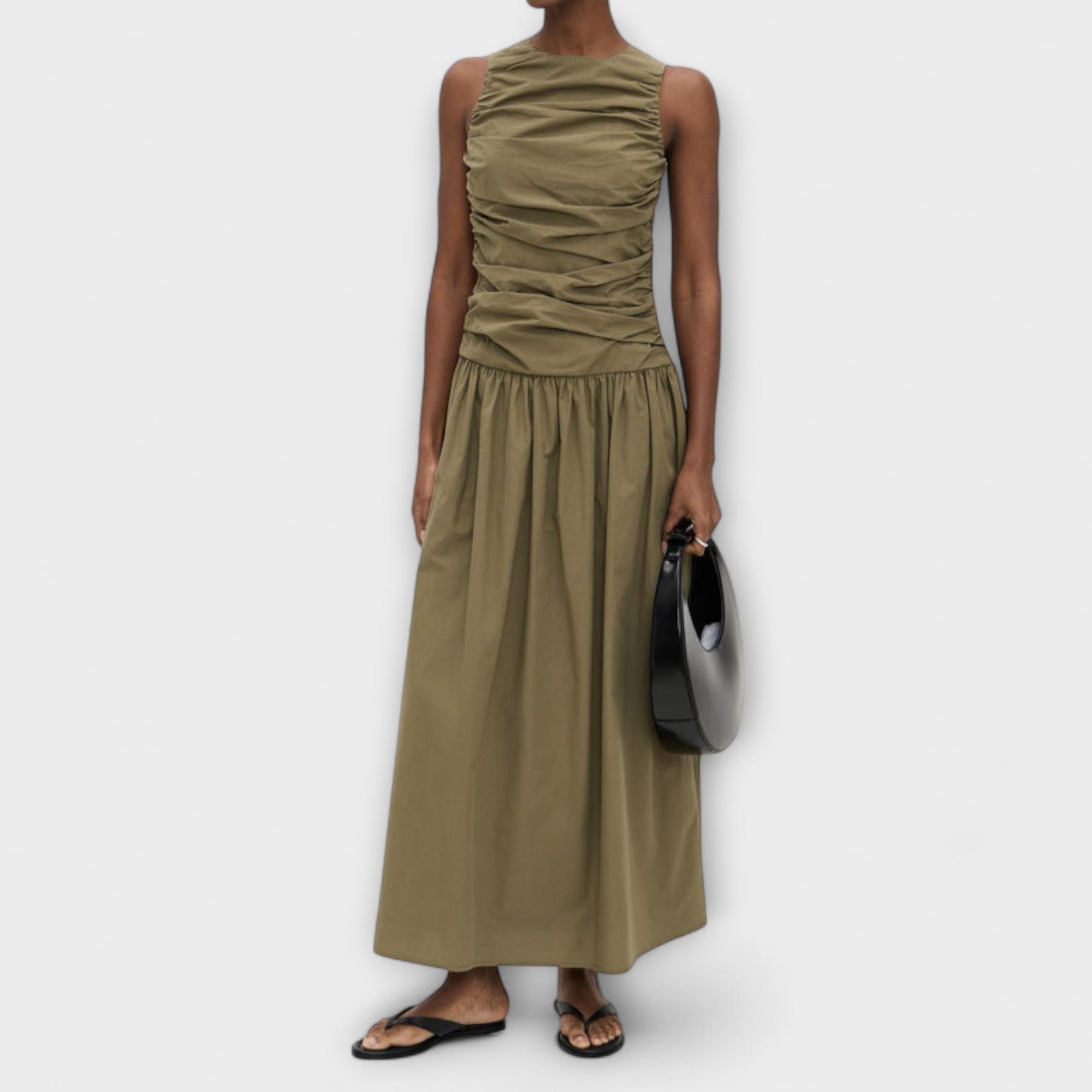 Zendaya - Robe longue en coton